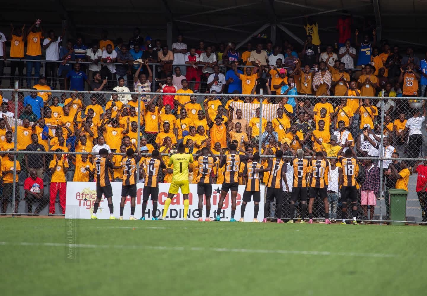 Nukunu FC supporters on matchday