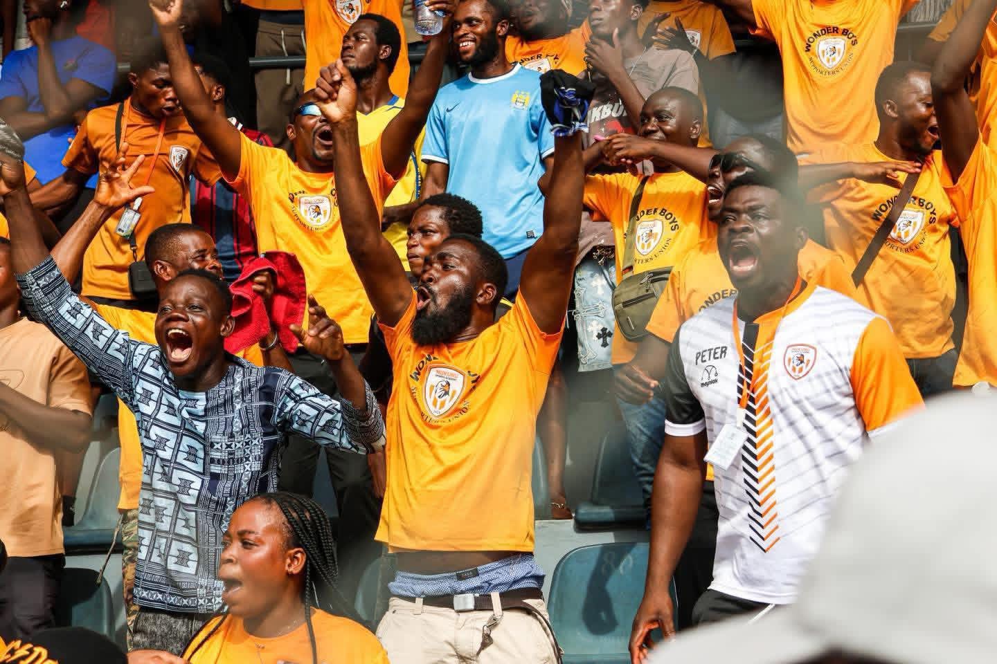 Nukunu FC supporters on matchday