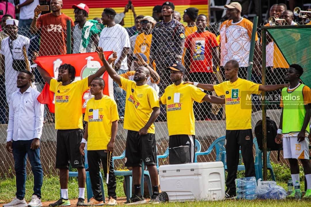 Nukunu FC supporters on matchday