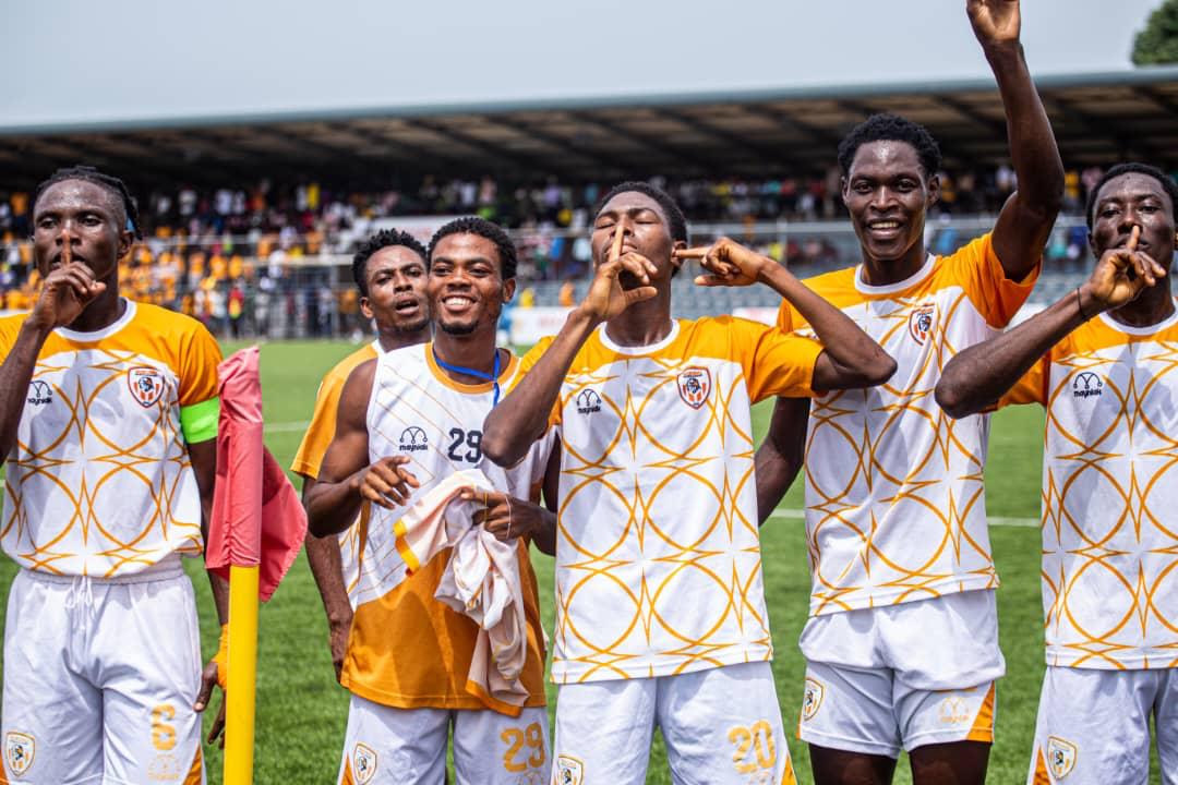 Nukunu FC supporters on matchday