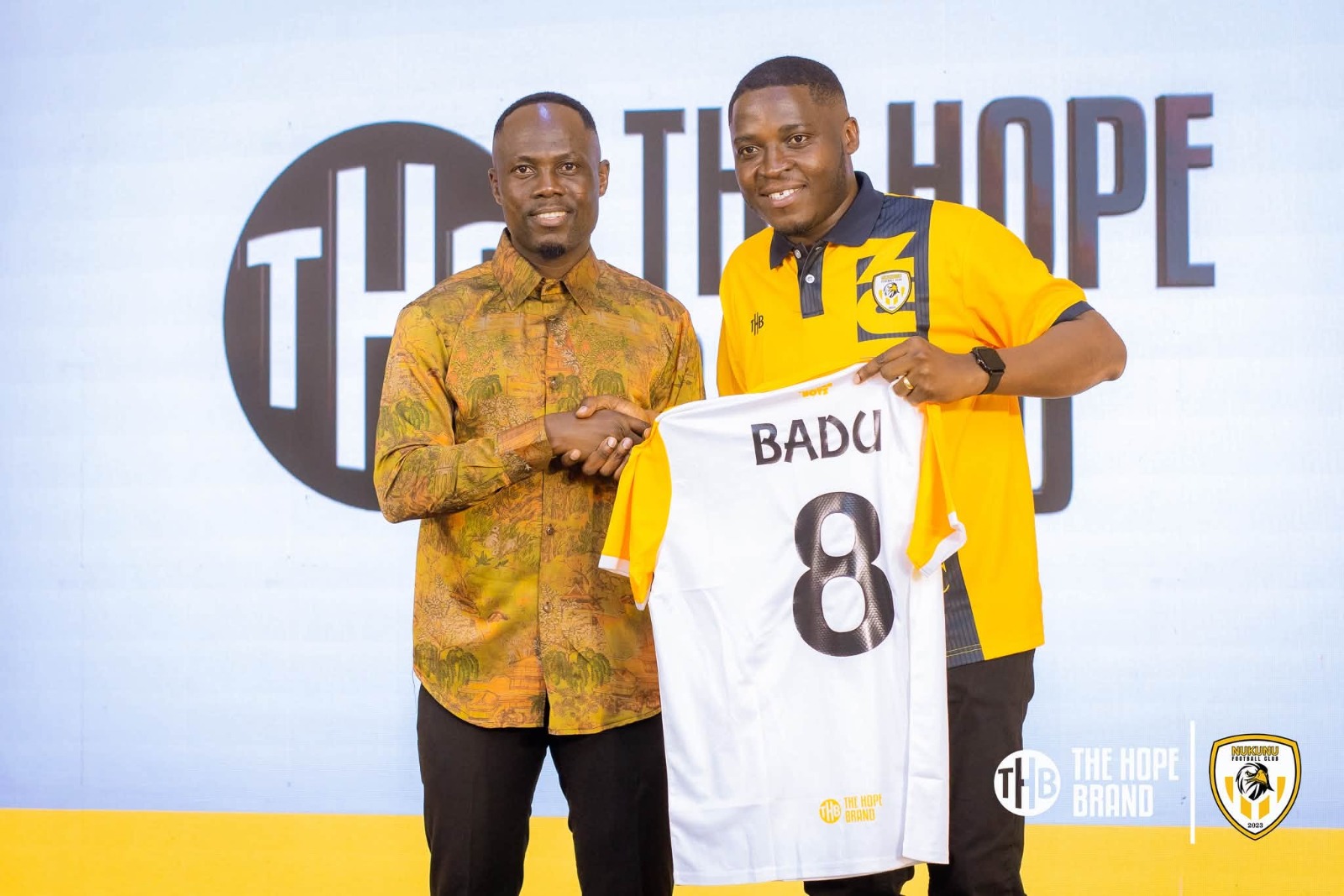 Nukunu FC Announces Strategic Partnership With The Hope Brand