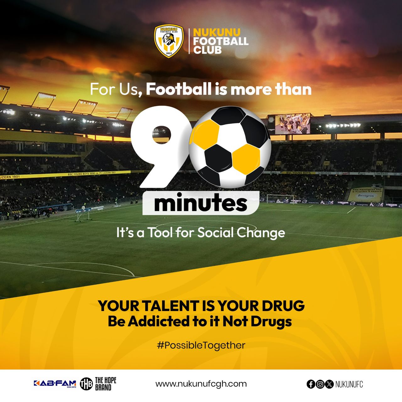 Nukunu FC — football is more than 90 minutes, a tool for social change